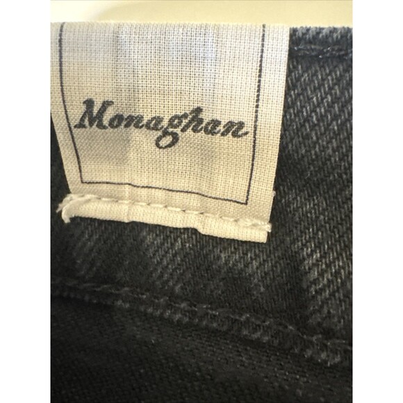 Frank & Eileen Monaghan Size 28  Mom Jeans Black Wash High Rise Straight $249 - Picture 12 of 16